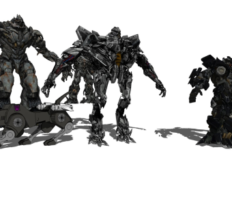 精细机器人模型变形金刚 (6)